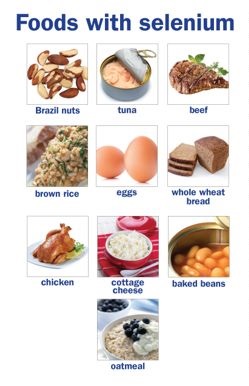 Selenium rich foods