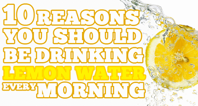 Reasons why you should be drinking water with lemon juice in the morning