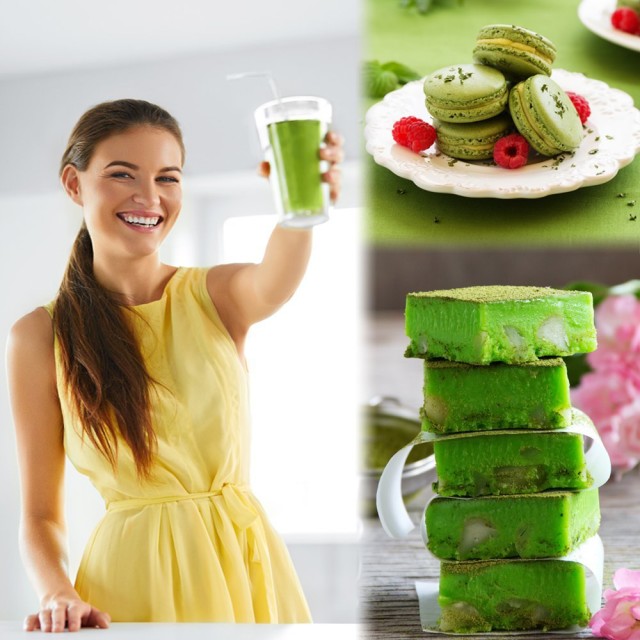 Matcha is used in drinks deserts and foods