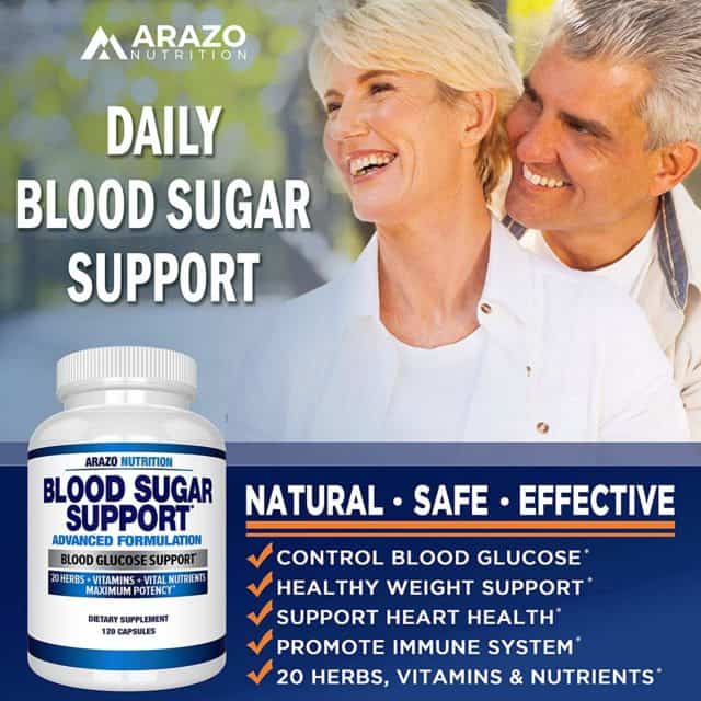 Arazo Blood sugar support supplement review pros cons