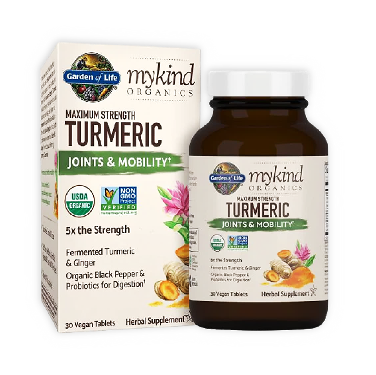 mykind Organics Maximum Strength Turmeric by Garden of Life