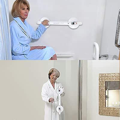 Portable Suction Grip Handle with Strong Hold by HEINSY for Bathtub shower wall or staircases REVIEW