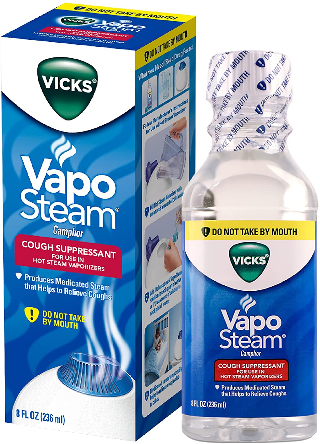 Vicks VapoSteam Medicated Liquid with Camphor