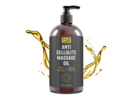 M3 Naturals Anti Cellulite Massage Oil Infused with Collagen and Stem Cell