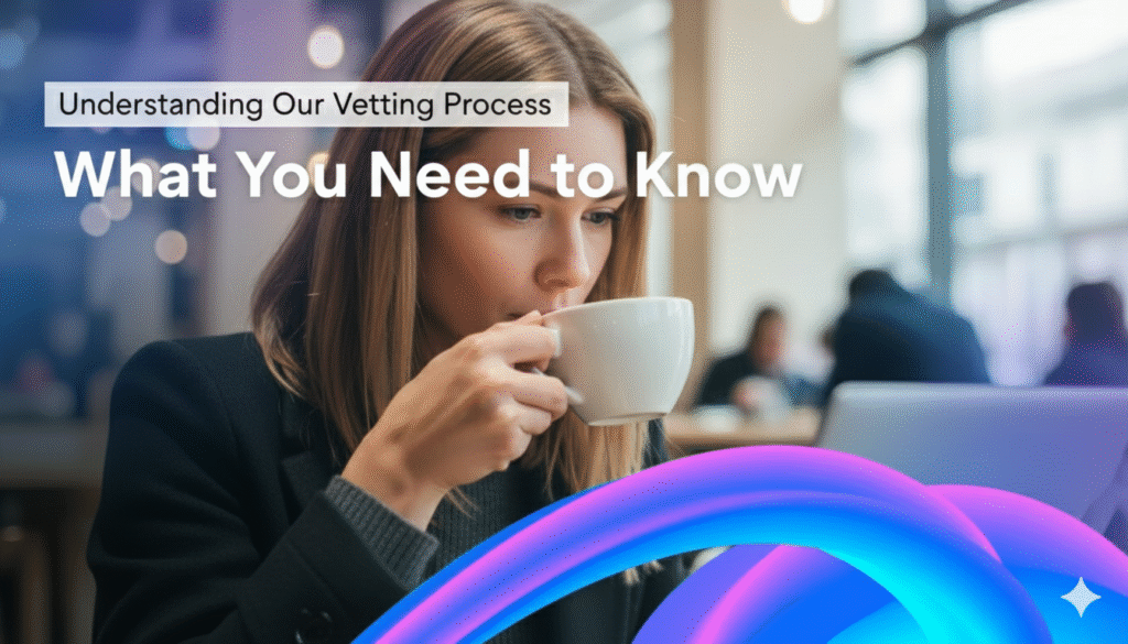 Understanding Our Vetting process. What You Need to Know.