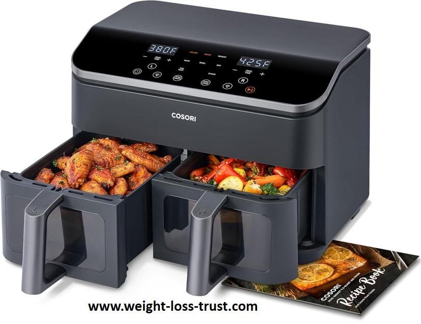 COSORI Dual Air Fryer 9Qt review 2025 - Ninja DZ401 vs COSORI Dual Air Fryer