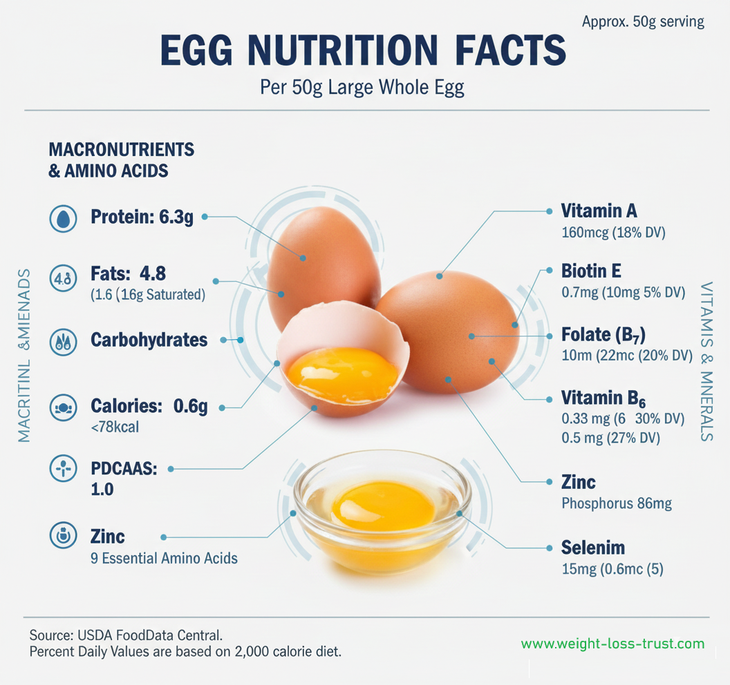 Egg Comple Protein Source Nutrition Facts