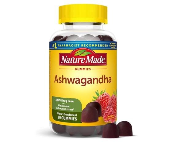GLP-1 Hair Loss Supplements - Nature Made KSM-66 Ashwagandha