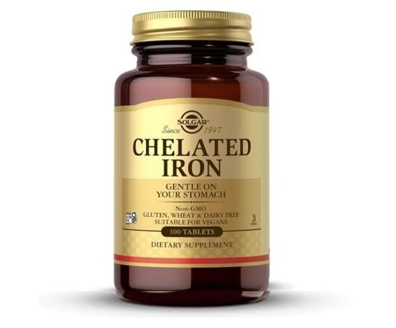 GLP-1 Hair Loss Supplements - Solgar Chelated Iron